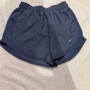 Nike Blue Athletic Shorts with Elastic Waistband